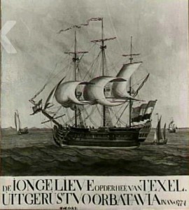 Met dit schip vertrok Jan Gerhard Wichers in 1774 naar Batavia (RKD)