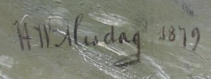 Handtekening H.W. Mesdag