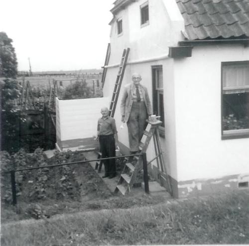 Jan en Elibert Vos in 1966.