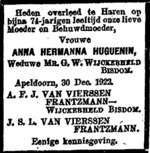 Nieuwe Rotterdamse Courant, 2 januari 1923