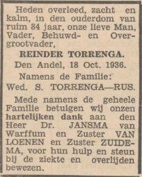Nieuwsblad van het Noorden 20 oktober 1936