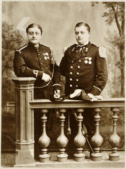 De tweeling Willem Frederik (1851-1914) en Onno Reint Paehlig (1851-1889).
